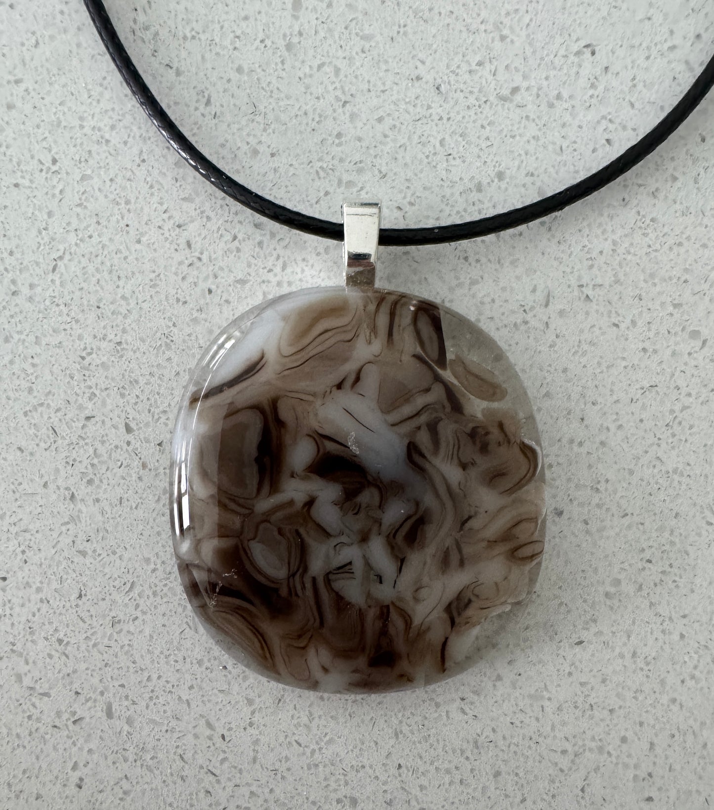 Cream and Brown Swirls