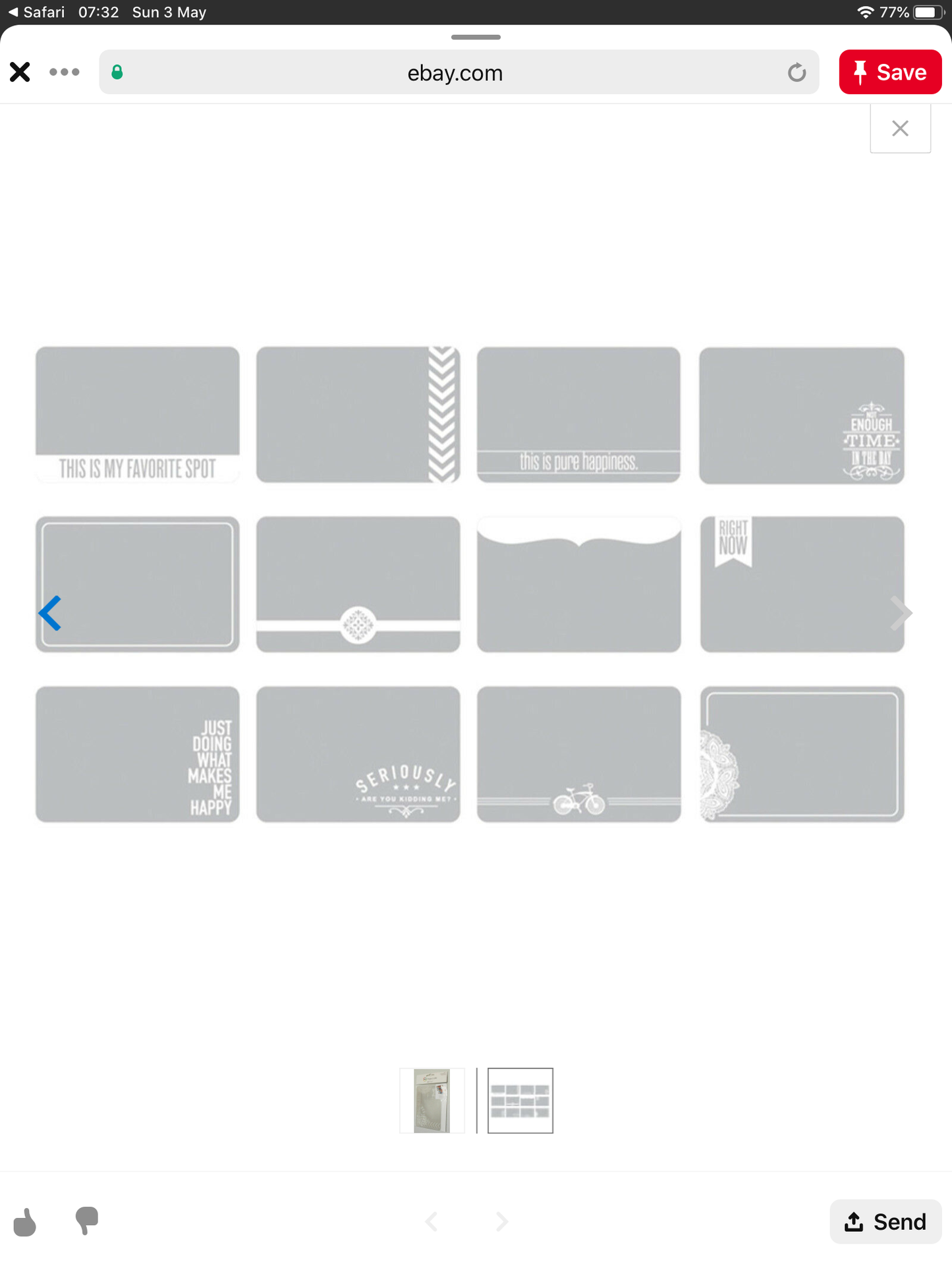 Project Life Photo Overlays Set 1