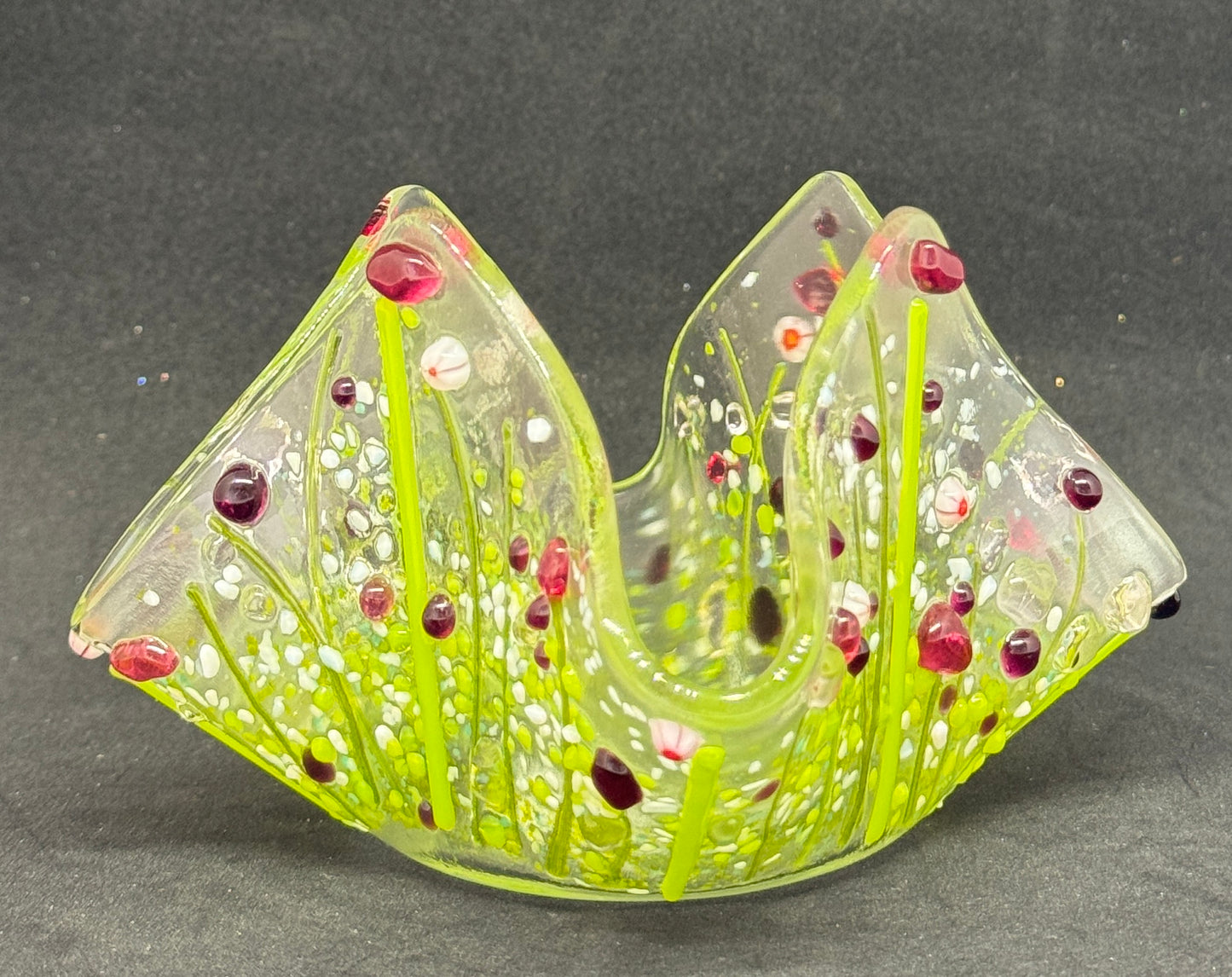 Tealight/Trinket Holder Pink Floral