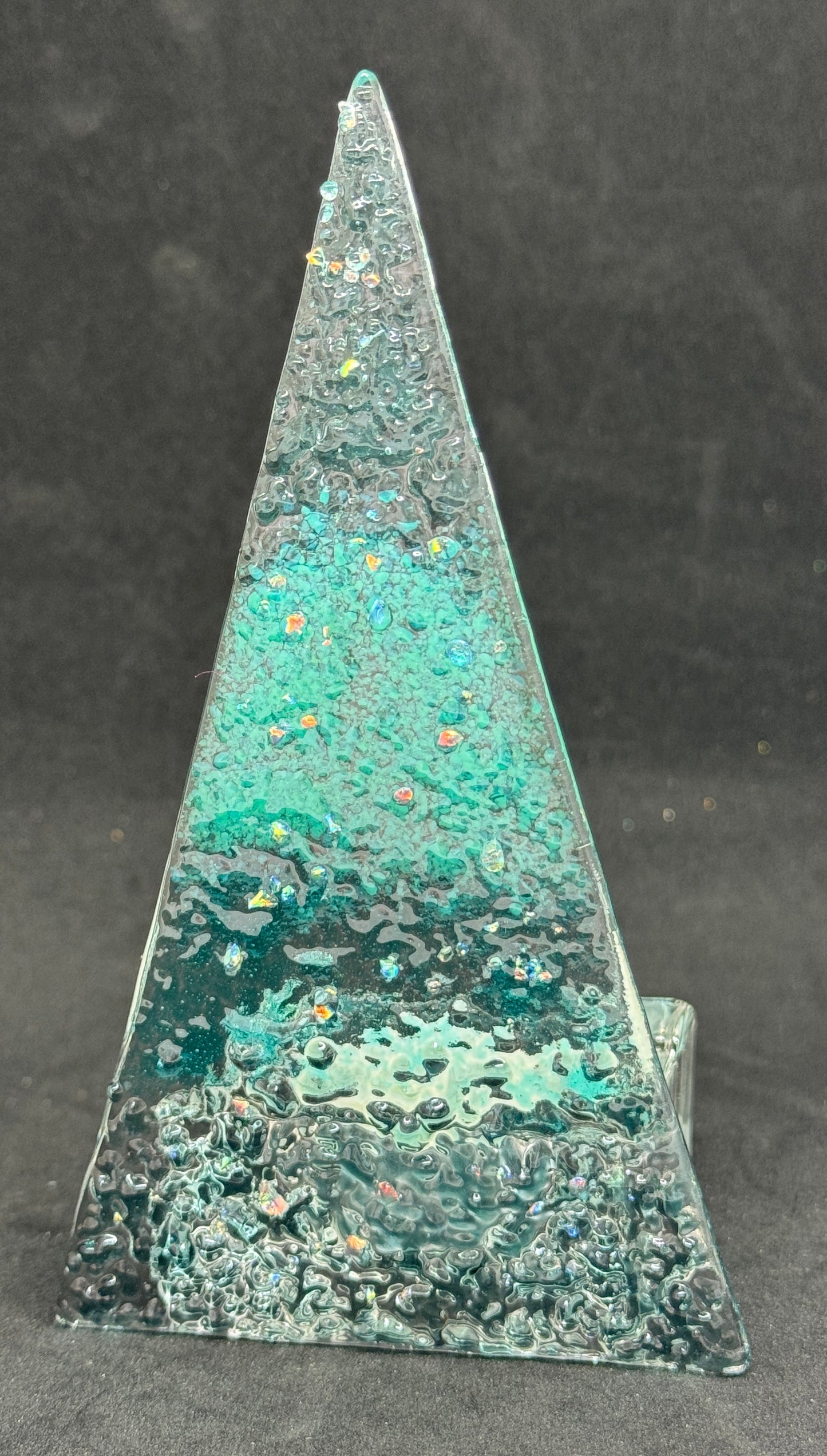 Teal Sparkle Tealight