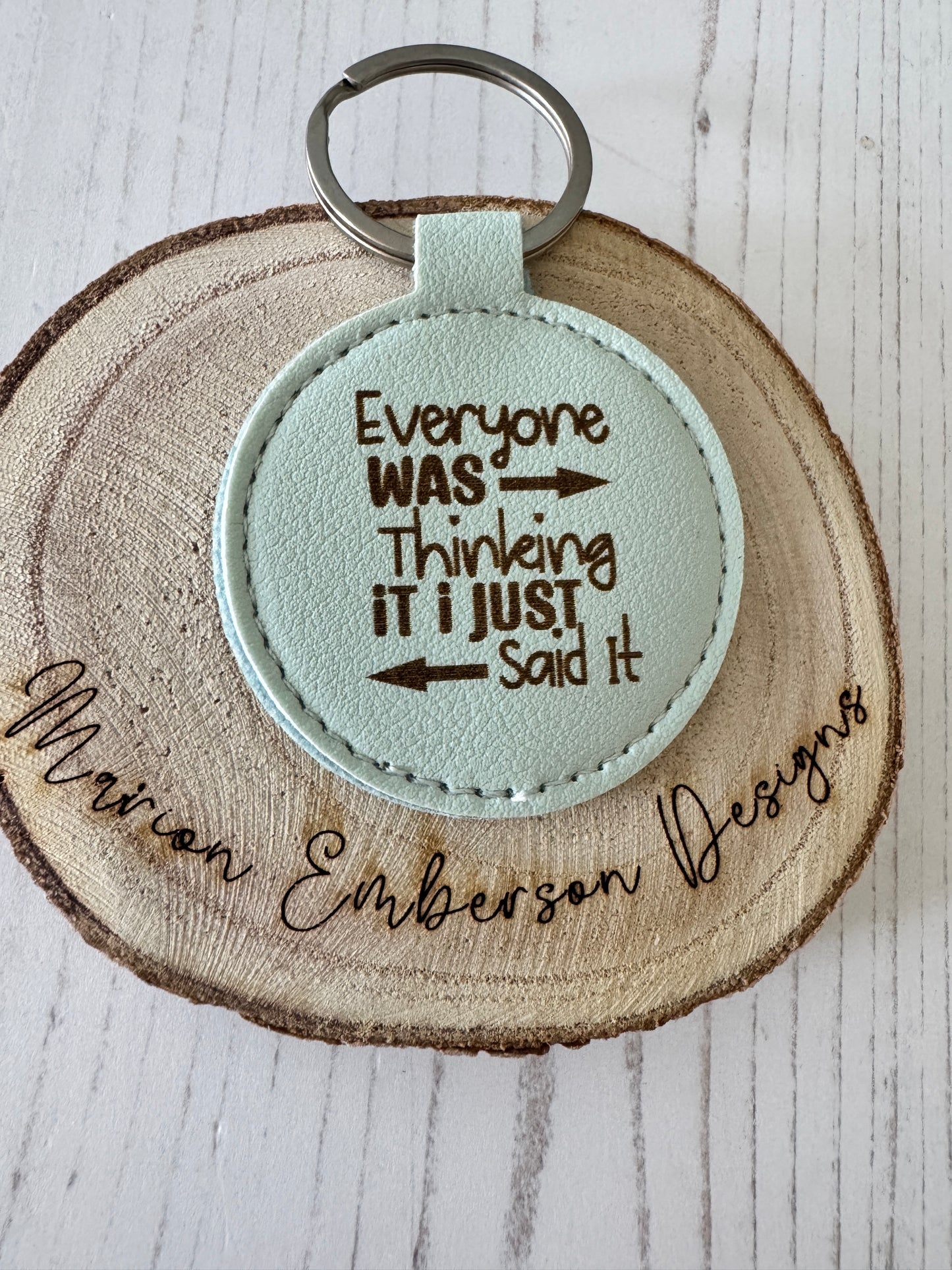 PU Leather Keychains