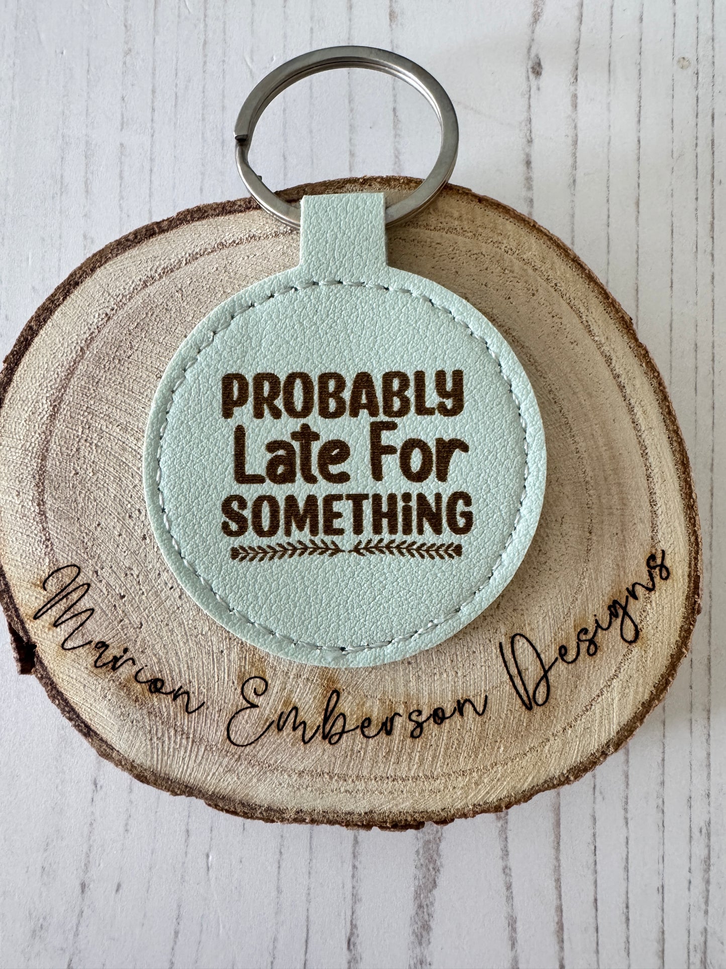 PU Leather Keychains
