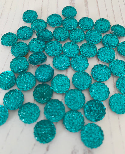 Gems - Multi faceted 10mm with foam adhesive