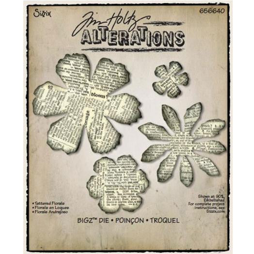 Sizzix Tattered Florals - sugar and spice crafts