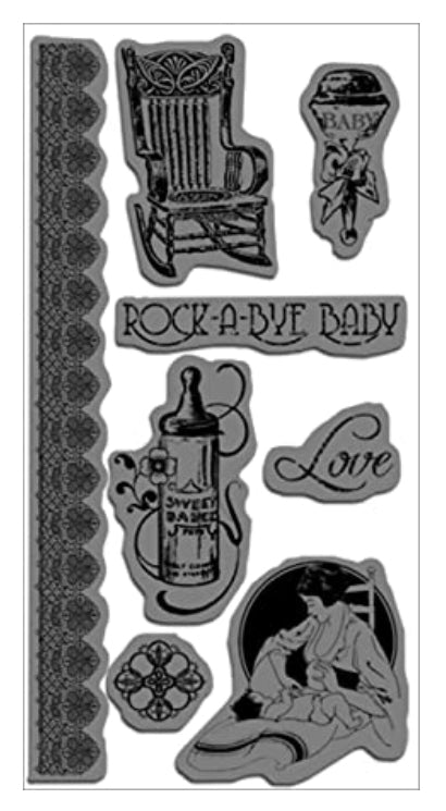 Graphic 45 Cling Stamps by Hampton Art