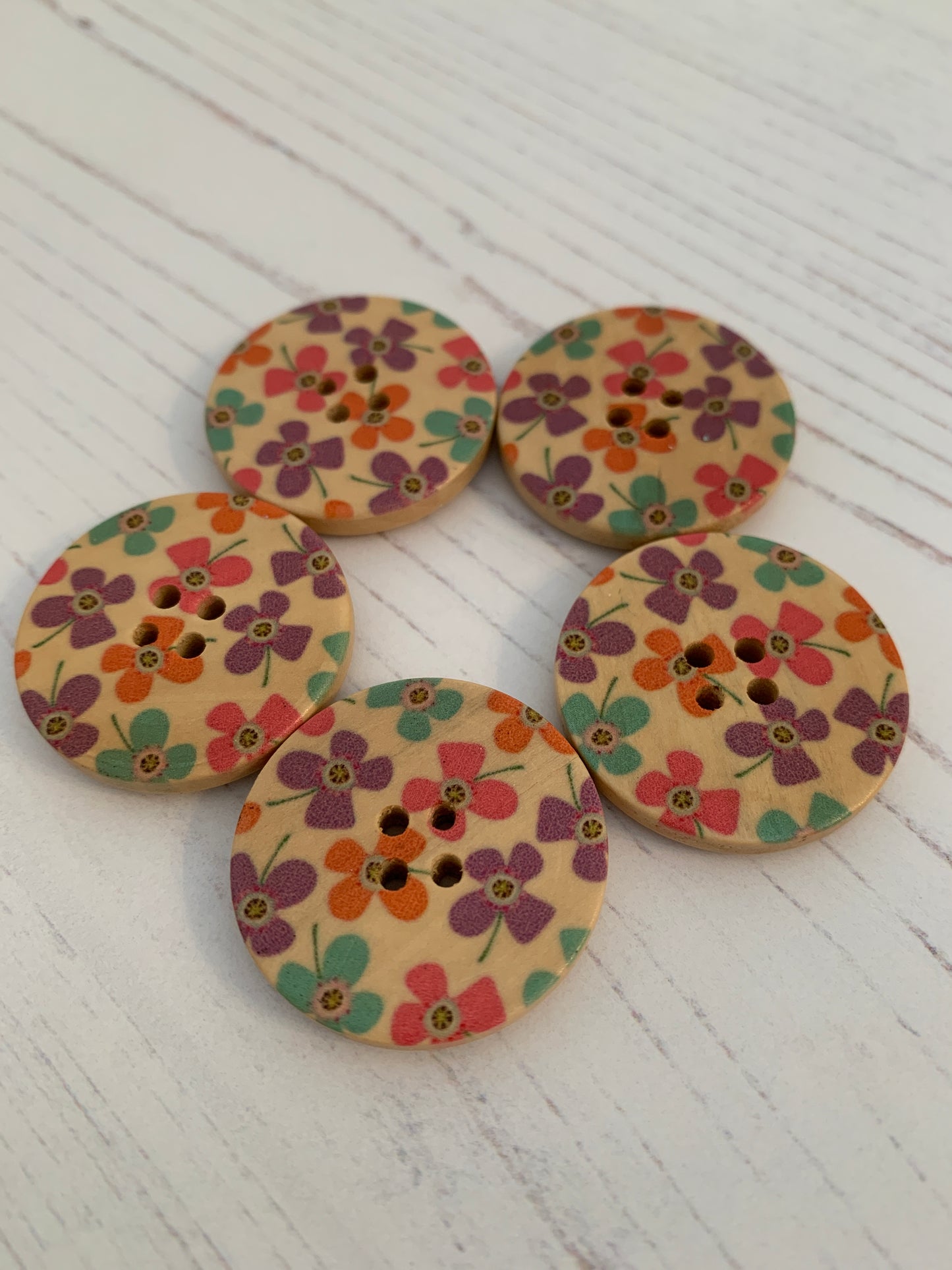 Buttons - Wooden 3cm