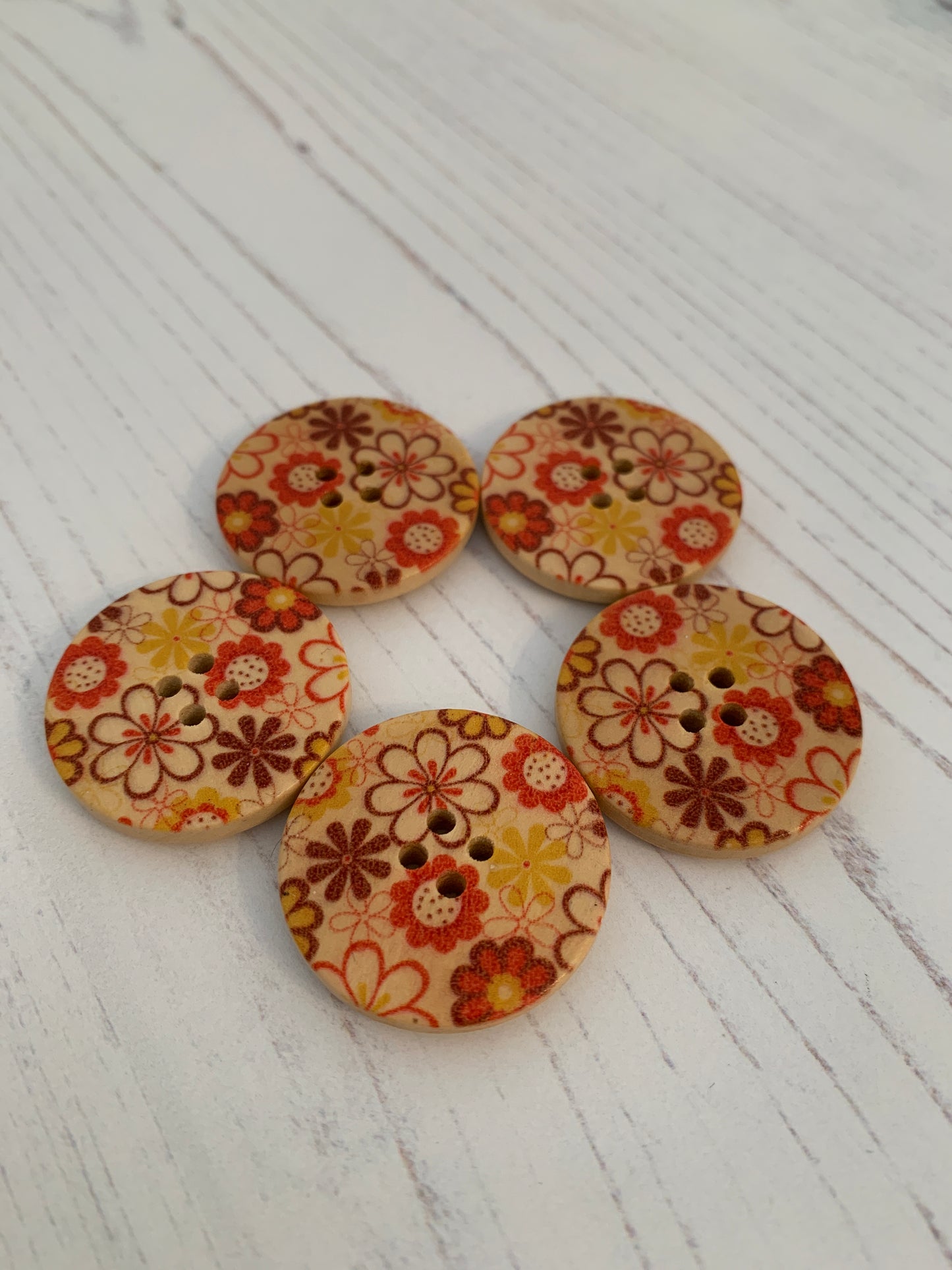 Buttons - Wooden 3cm