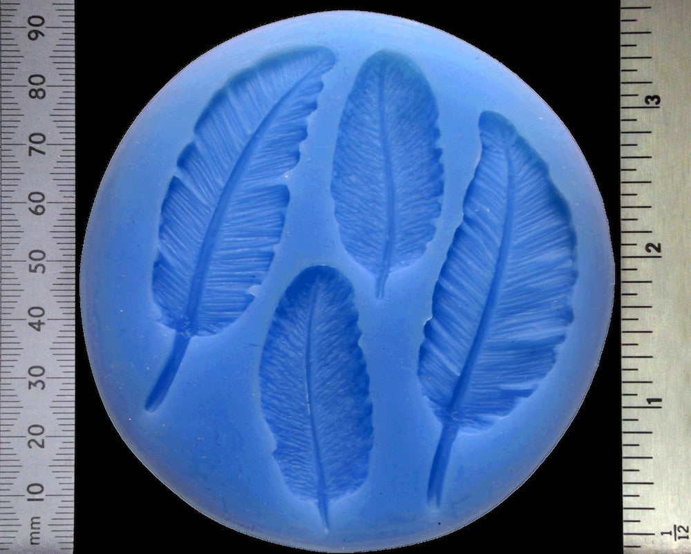 WOW! Feathers Silicone Mould - sugar and spice crafts - 1