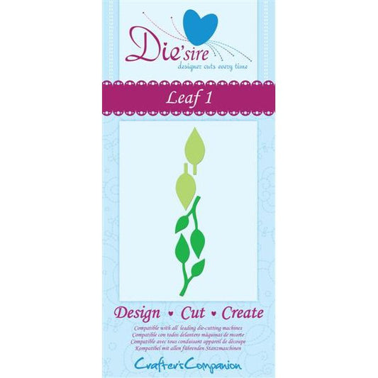 Die'Sire Leaf 1 - sugar and spice crafts - 1