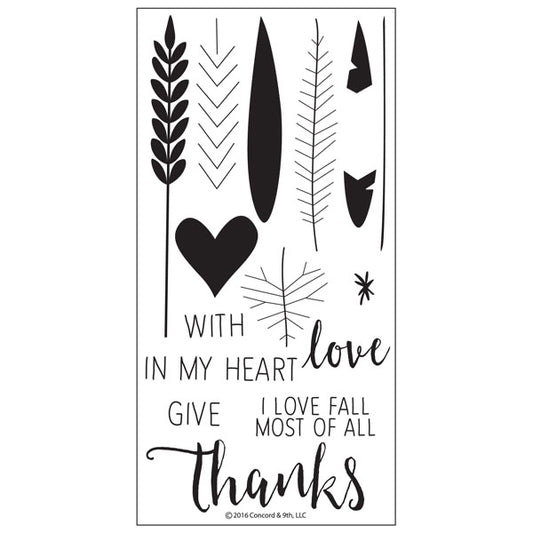 Concord and 9th - Give Thanks Stamp set