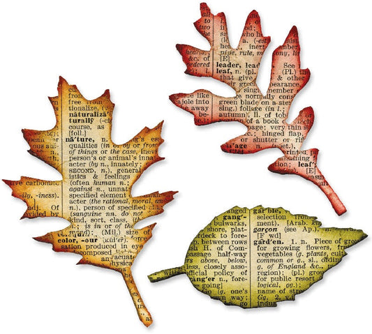 Sizzix Tattered leaves Bigz Die - sugar and spice crafts