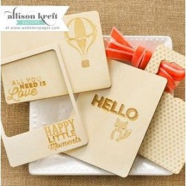 Webster's Pages - Alison Kreft - Hello World Wood Veneers - sugar and spice crafts